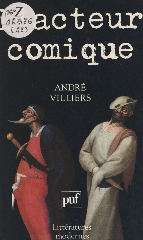 ebook cover of L'acteur comique, by Andre Villiers