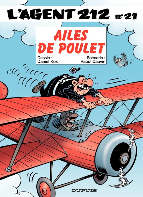 Couverture ebook de L'Agent 212 - Tome 21 - Ailes de poulet, de Raoul Cauvin, Daniel Kox