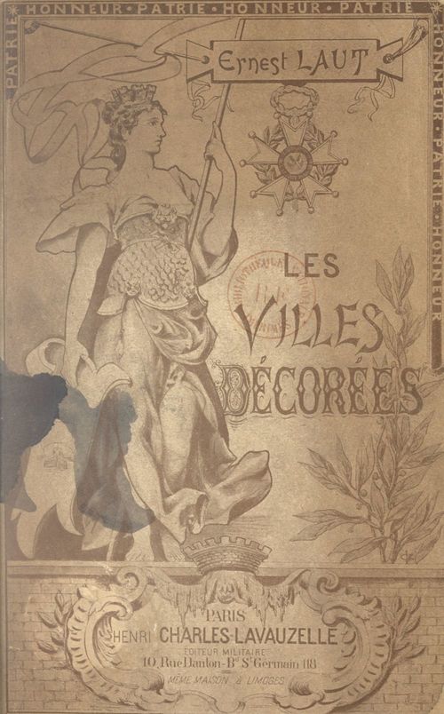 Couverture ebook de Les villes décorées, de Ernest Laut