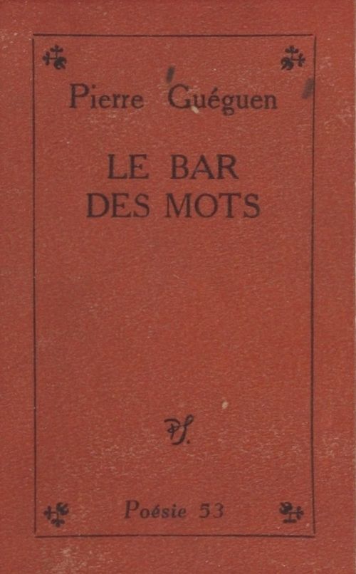 Couverture ebook de Le Bar des Mots, de Pierre Guéguen