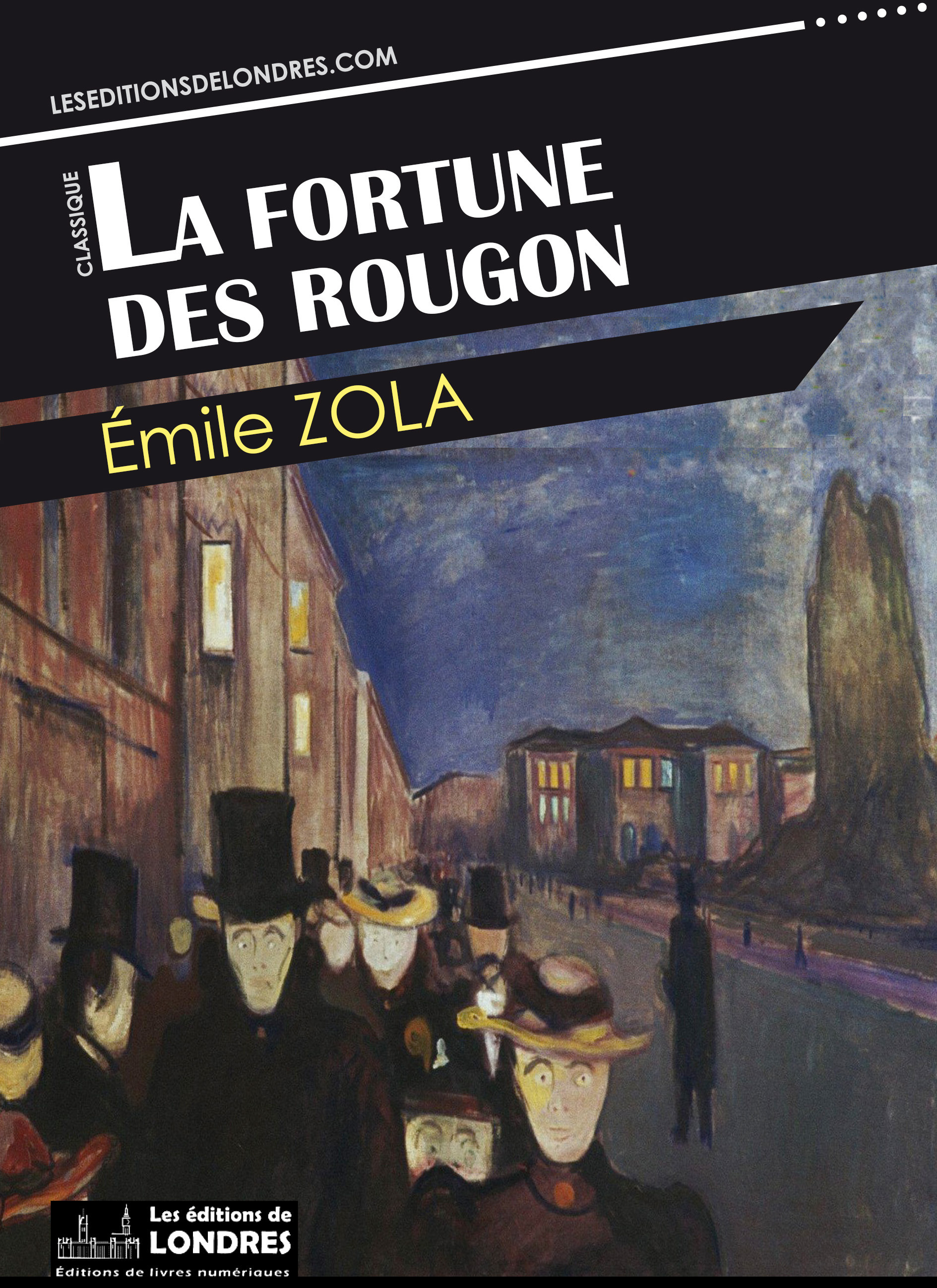 ebook cover of La fortune des Rougon, by Emile Zola