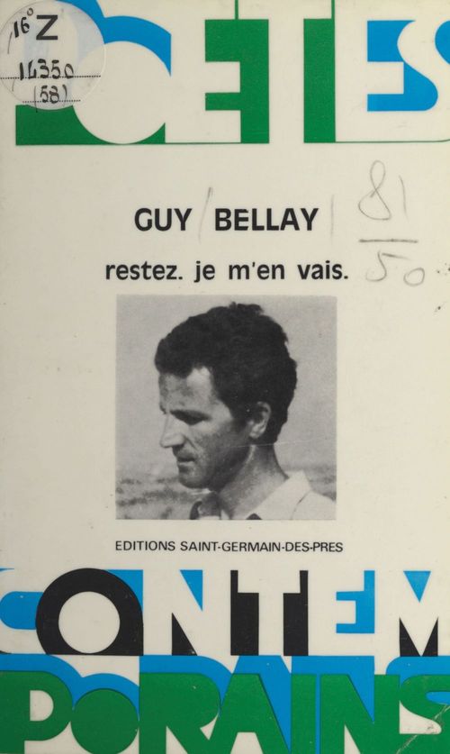 ebook cover of Restez, je m'en vais, by Guy Bellay