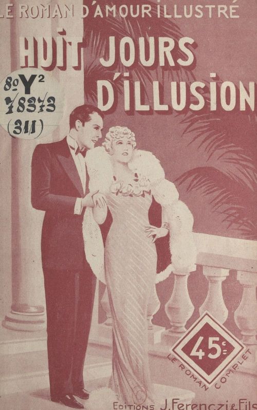 Couverture ebook de Huit jours d'illusion, de Line Deberre