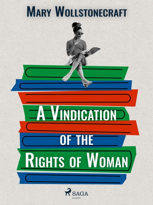 ebook cover of A Vindication of the Rights of Woman, by Mary Wollstonecraft