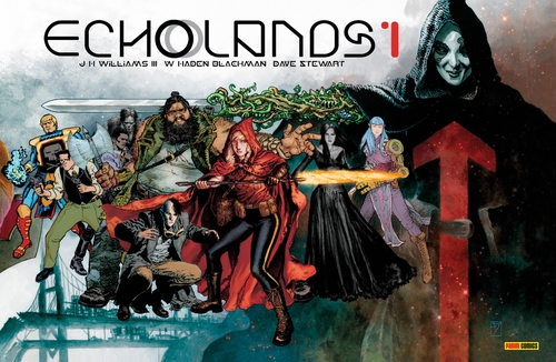 ebook cover of Echolands T01, by J. H. Williams III, William Haden Blackman