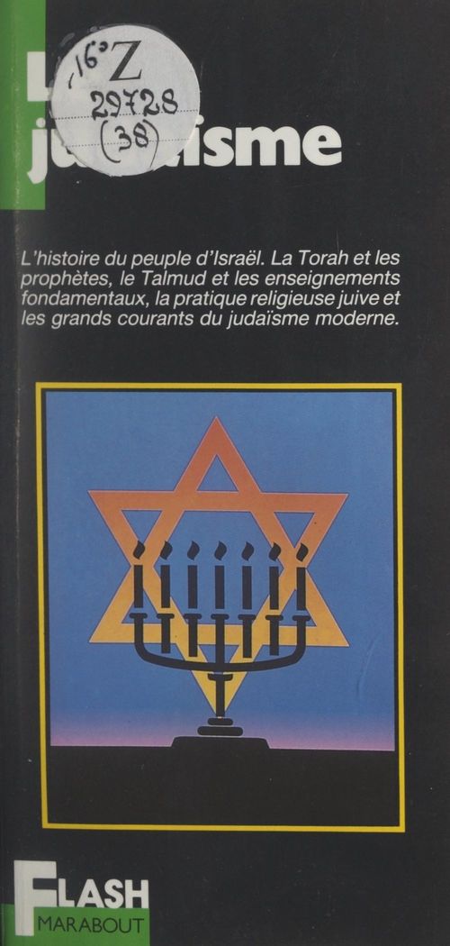 Couverture ebook de Le judaïsme, de Eric Santoni