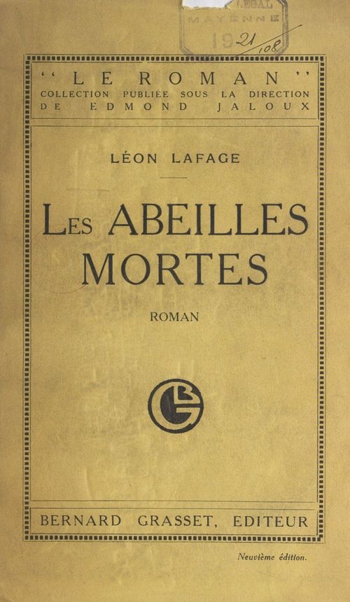 ebook cover of Les abeilles mortes, by Leon Lafage