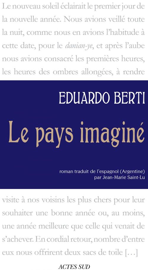 ebook cover of Le Pays imaginé, by Eduardo Berti