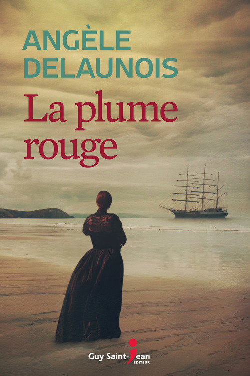 Couverture ebook de La plume rouge, de Angèle Delaunois