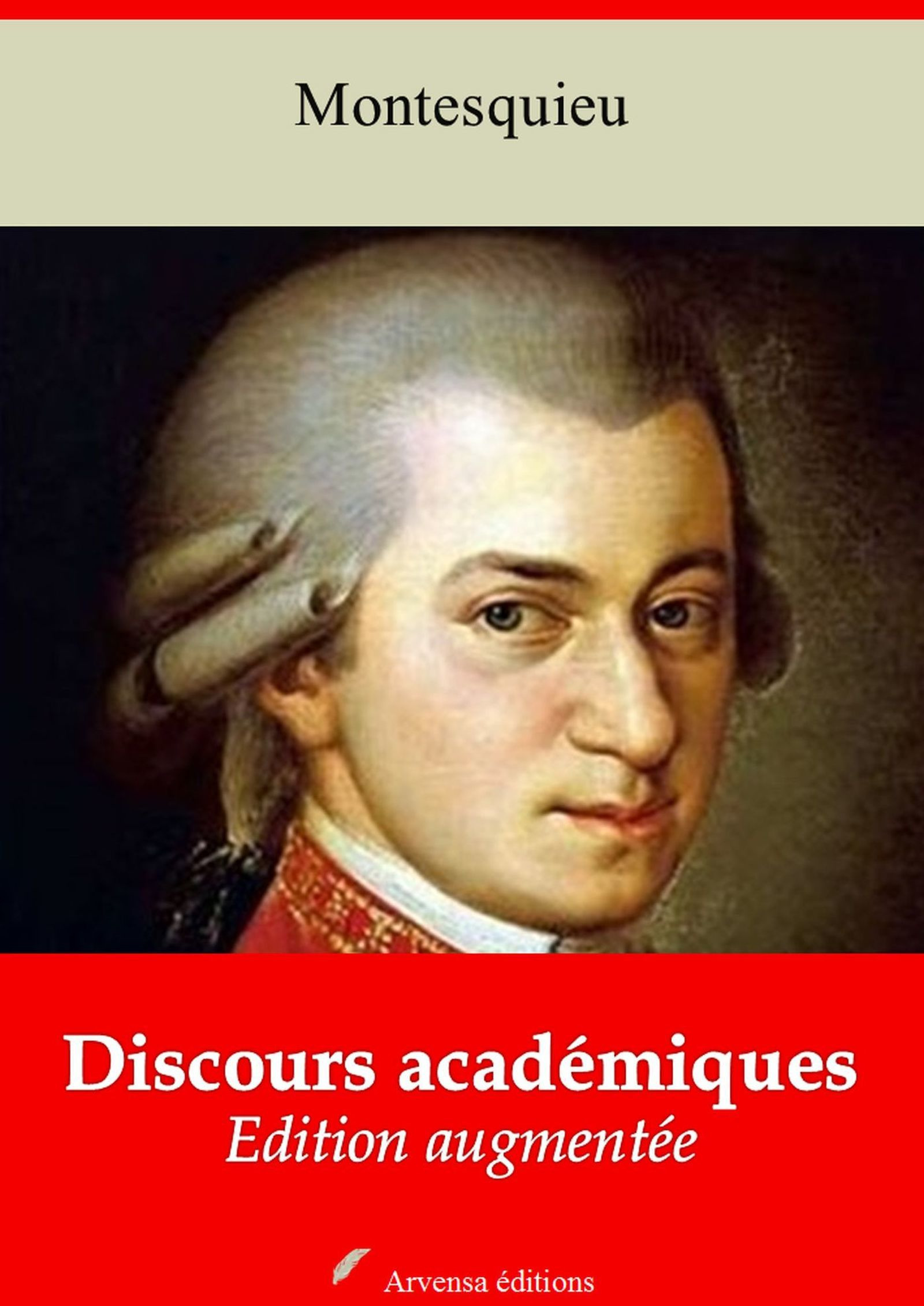 Couverture ebook de Discours académiques - suivi d'annexes, de Charles De Montesquieu