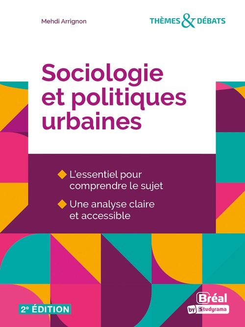 Couverture ebook de Sociologie et politiques urbaines, de Mehdi Arrignon