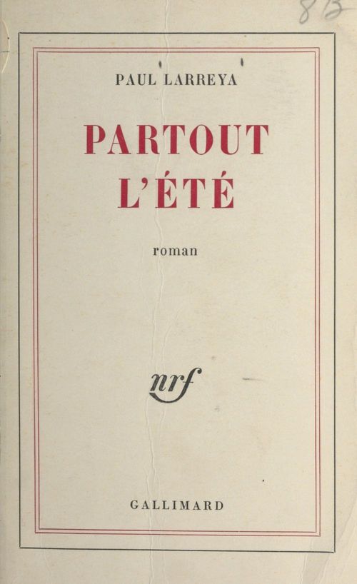 Couverture ebook de Partout l'été, de Paul Larreya