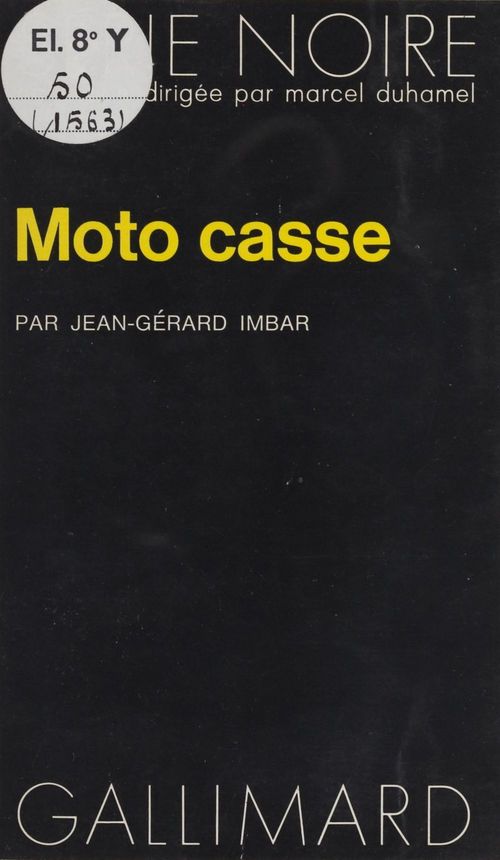 Couverture ebook de Moto-Casse, de Jean-Gerard Imbar