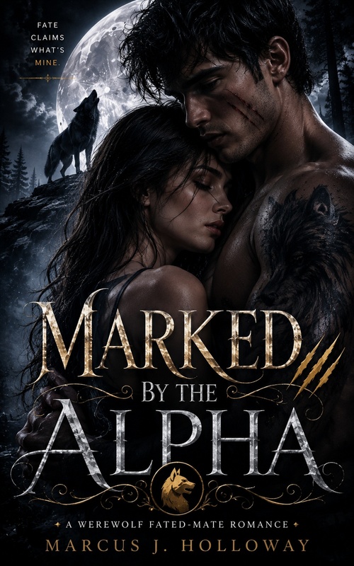 Couverture ebook de MARKED BY THE ALPHA, de Marcus J. Holloway