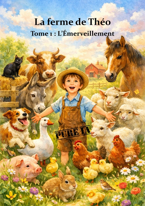 ebook cover of La Ferme de Théo, by IA