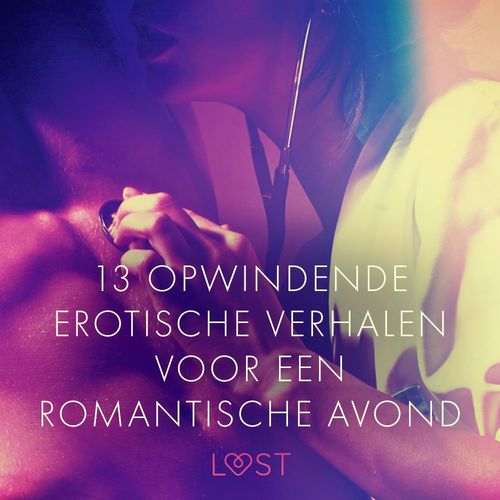 audiobook cover of 13 opwindende erotische verhalen voor een romantische avond, by Beatrice Nielsen, Cecilie Rosdahl, Elena Lund, Lea Lind, Marguerite Nousville, Olrik, Reiner Larsen Wiese, Sarah Skov