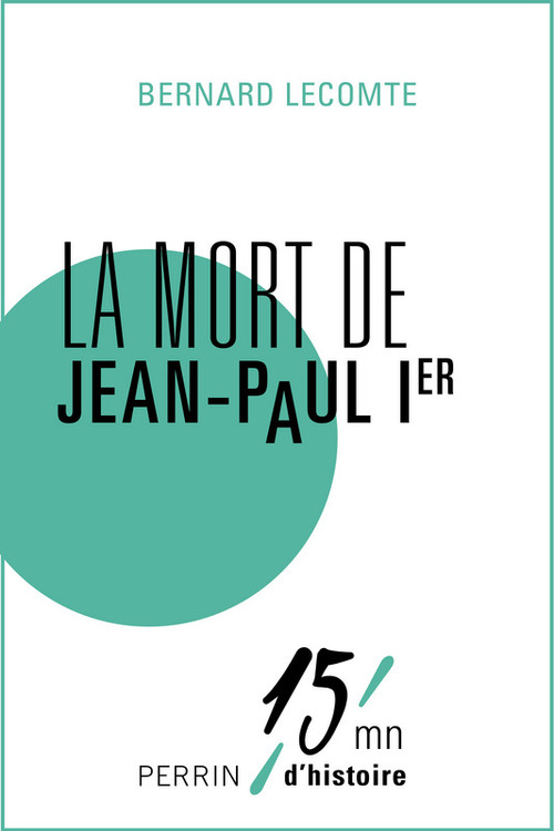 ebook cover of La mort de Jean-Paul Ier, by Bernard Lecomte