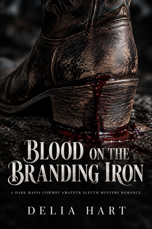 Couverture ebook de Blood on the Branding Iron, de Delia Hart