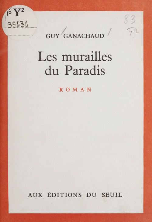 ebook cover of Les murailles du Paradis, by Guy Ganachaud