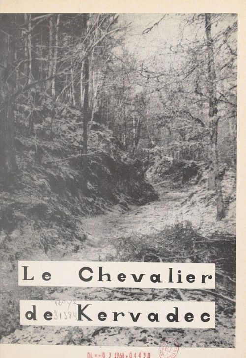 ebook cover of Le chevalier de Kervadec, by A. Couture