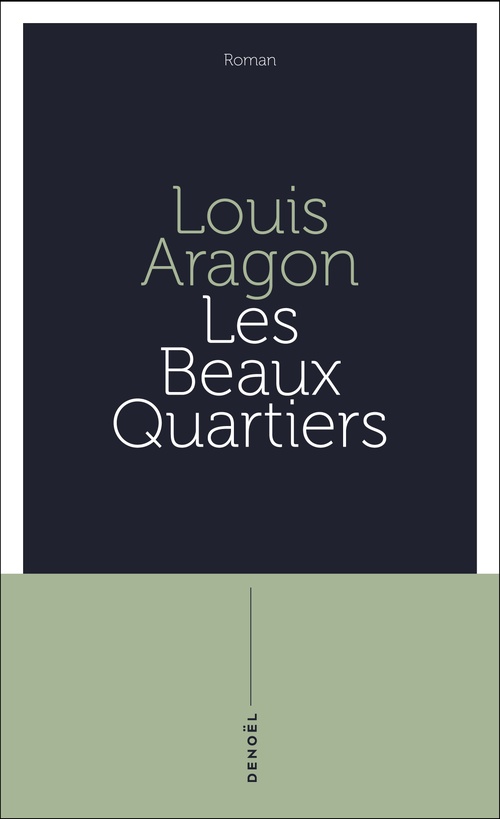 Couverture ebook de Les Beaux Quartiers, de Louis Aragon