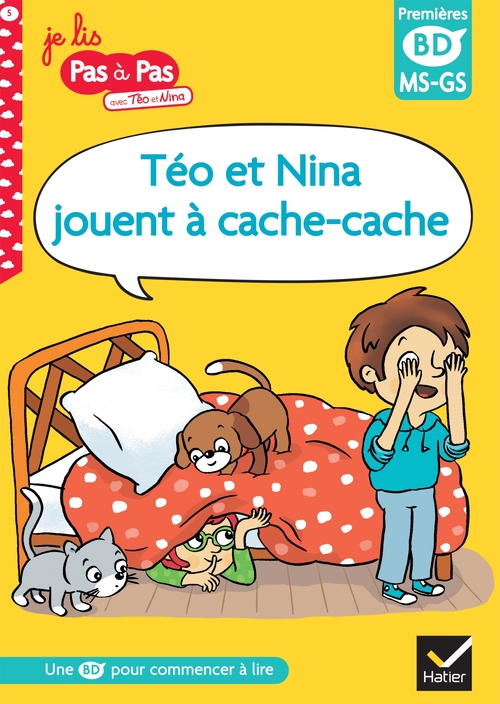Couverture ebook de Téo et Nina jouent à cache-cache, de Isabelle Chavigny, Corinne Baret
