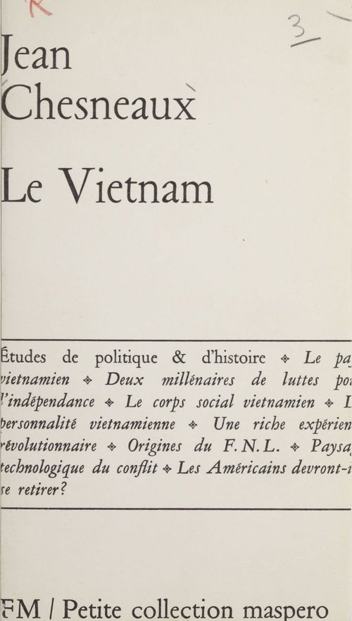 Couverture ebook de Le Vietnam, de Jean Chesneaux