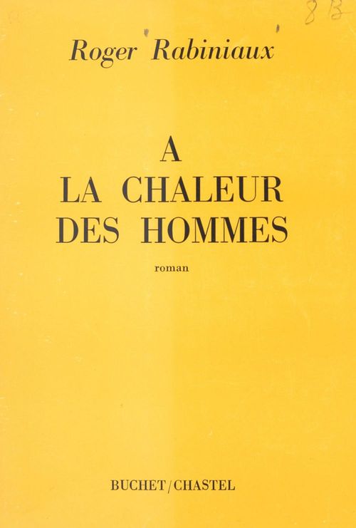 ebook cover of À la chaleur des hommes, by Roger Rabiniaux