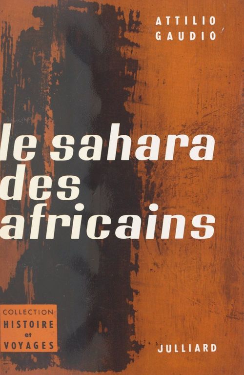 ebook cover of Le Sahara des Africains, by Attilio Gaudio