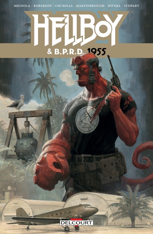 Couverture ebook de Hellboy et BPRD T04 - 1955, de Mike Mignola