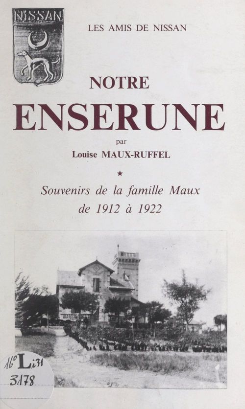 Couverture ebook de Notre Ensérune, de Louise Maux-Ruffel