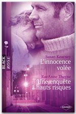 ebook cover of L'innocence volée - Une enquête à hauts risques (Harlequin Black Rose), by Susan Kearney, RaeAnne Thayne