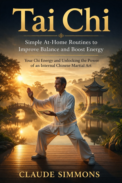 ebook cover of Tai Chi: Simple At-Home Routines to Improve Balance and Boost Energy, by Claude Simmons