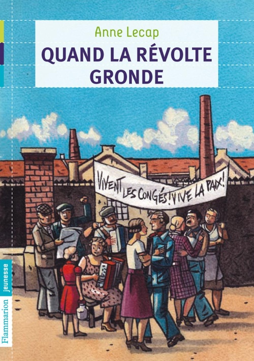 ebook cover of Quand la révolte gronde, by Anne Lecap