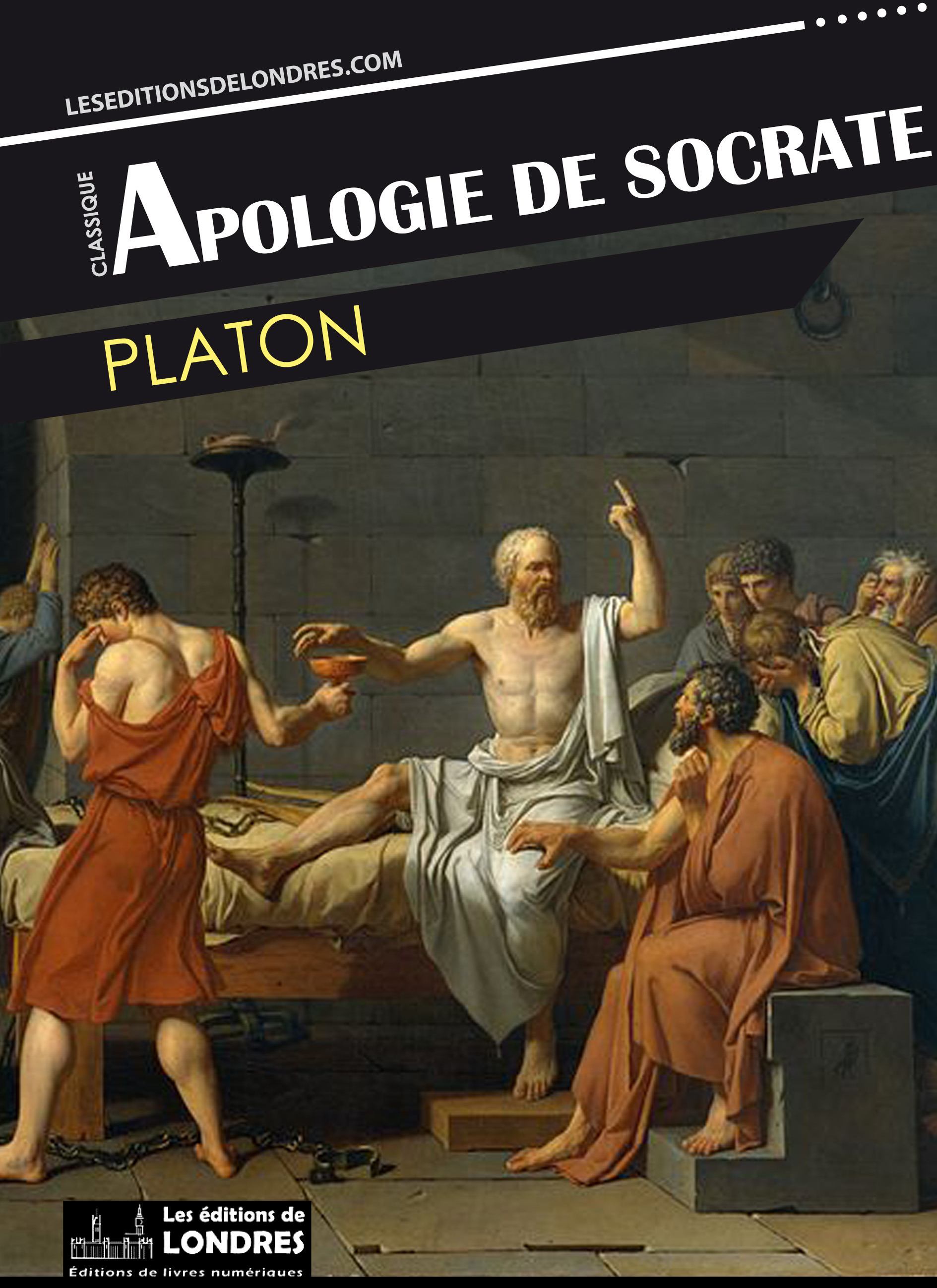 Couverture ebook de Apologie de Socrate, de Platon