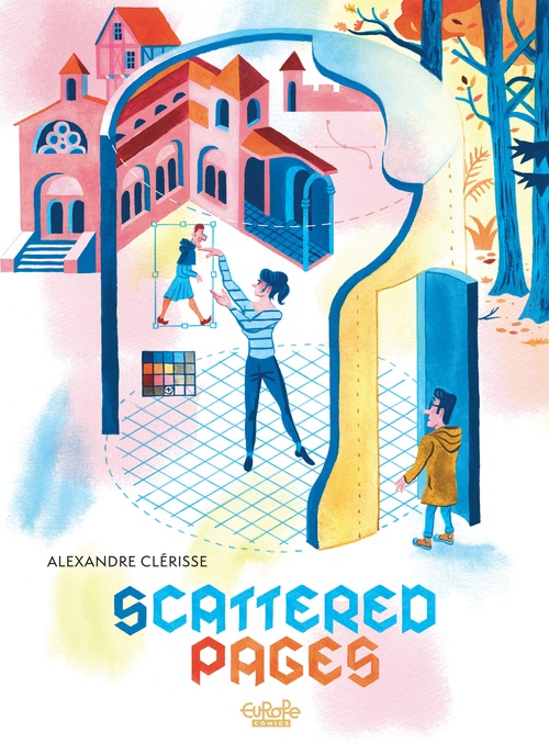 ebook cover of Scattered Pages, by Alexandre Clérisse
