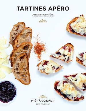 Couverture ebook de Tartines apéro, de Sabrina Fauda-Rôle, Akiko Ida