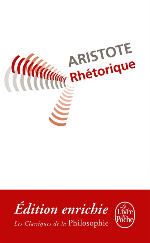 Couverture ebook de Rhétorique, de Aristote
