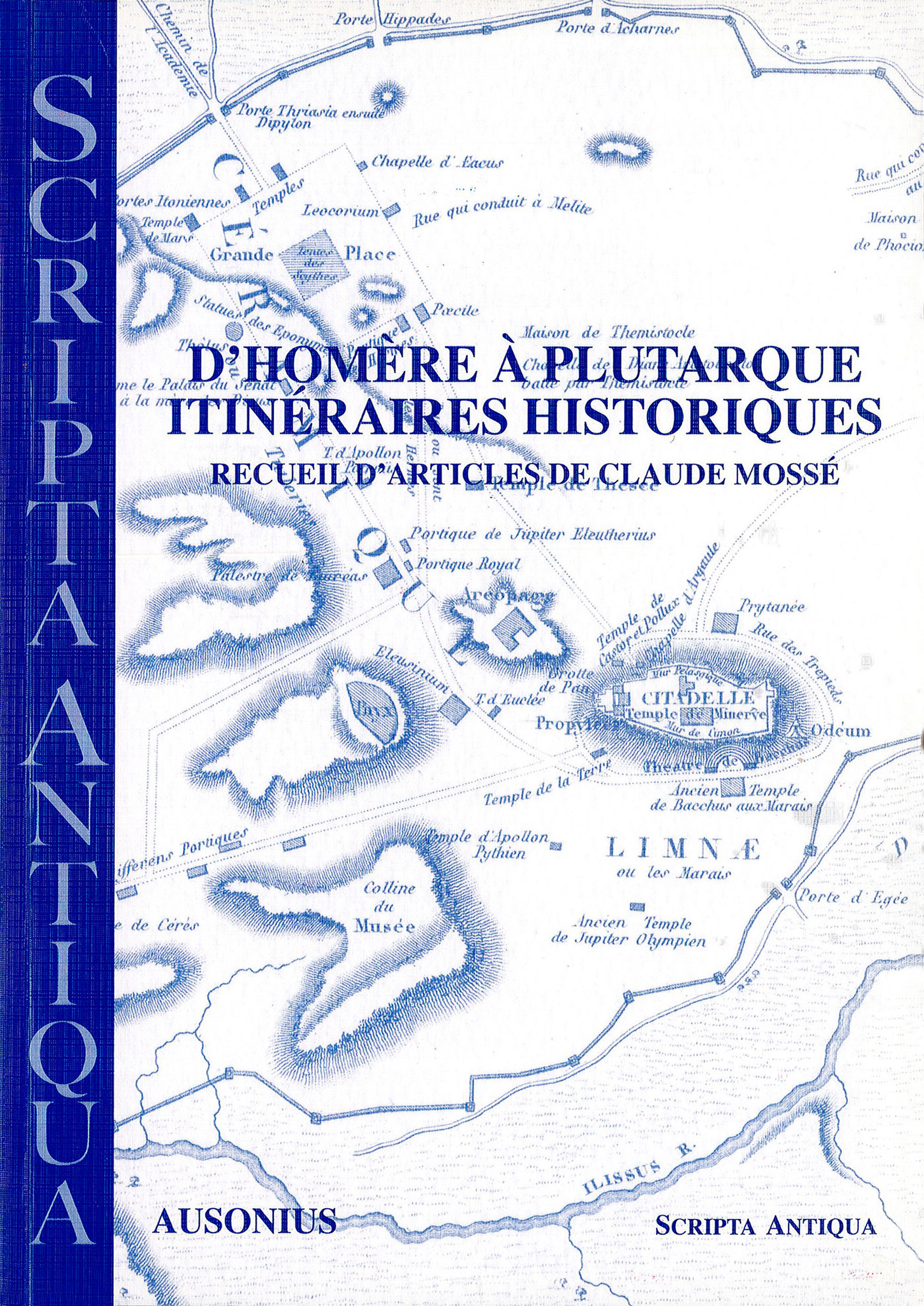 Couverture ebook de D´Homère à Plutarque. Itinéraires historiques, de Brun Patrice