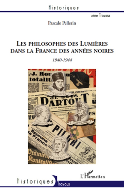 Couverture ebook de Les philosophes des Lumières dans la France des années noires, de Pascale Pellerin