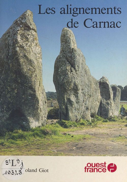 Couverture ebook de Les Alignements de Carnac, de Pierre-Roland Giot