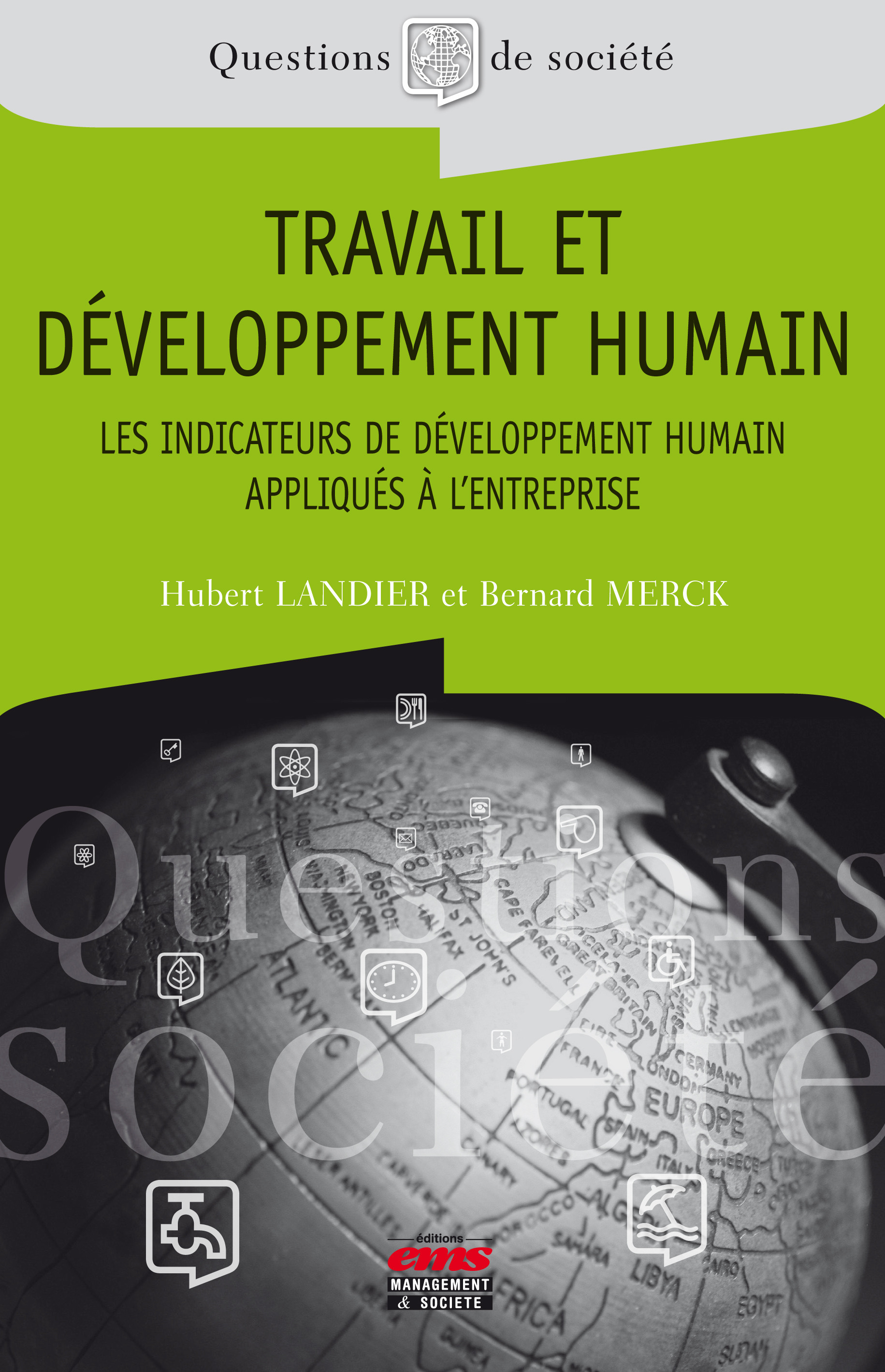 Couverture ebook de Travail et développement humain, de Hubert Landier, Bernard Merck