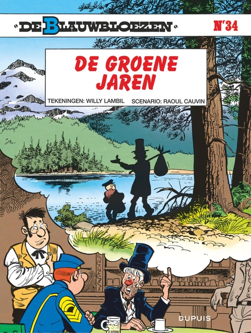 Couverture ebook de De groene jaren, de Raoul Cauvin, Willy Lambil