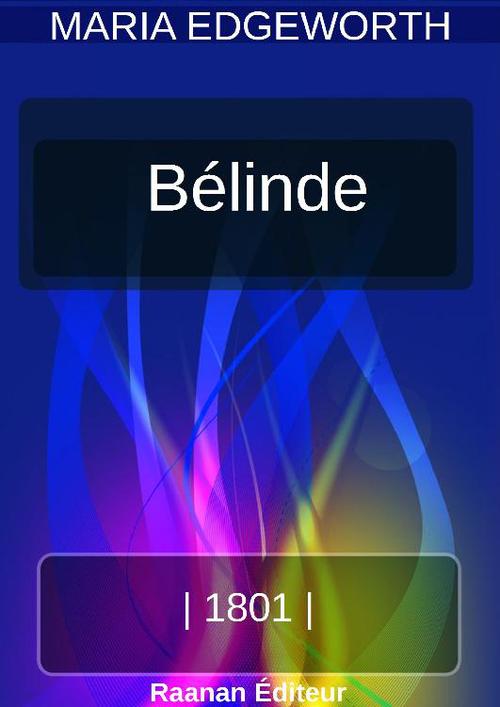 Couverture ebook de Bélinde, de R Maia Edgeworth