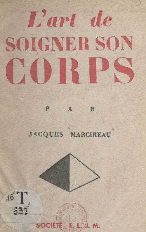 ebook cover of L'art de soigner son corps, by Jacques Marcireau