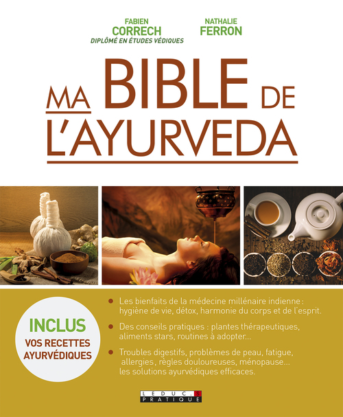Couverture ebook de Ma Bible de l'ayurvéda, de Fabien Correch