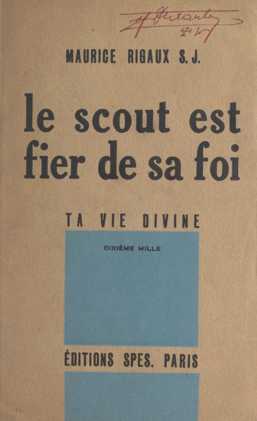 ebook cover of Le scout est fier de sa foi, by Maurice Rigaux