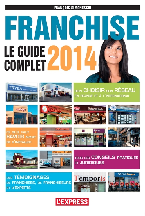 Couverture ebook de Le guide de la Franchise 2014, de François Simoneschi