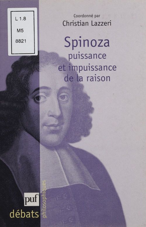 ebook cover of Spinoza : puissance et impuissance de la raison, by Christian Lazzeri