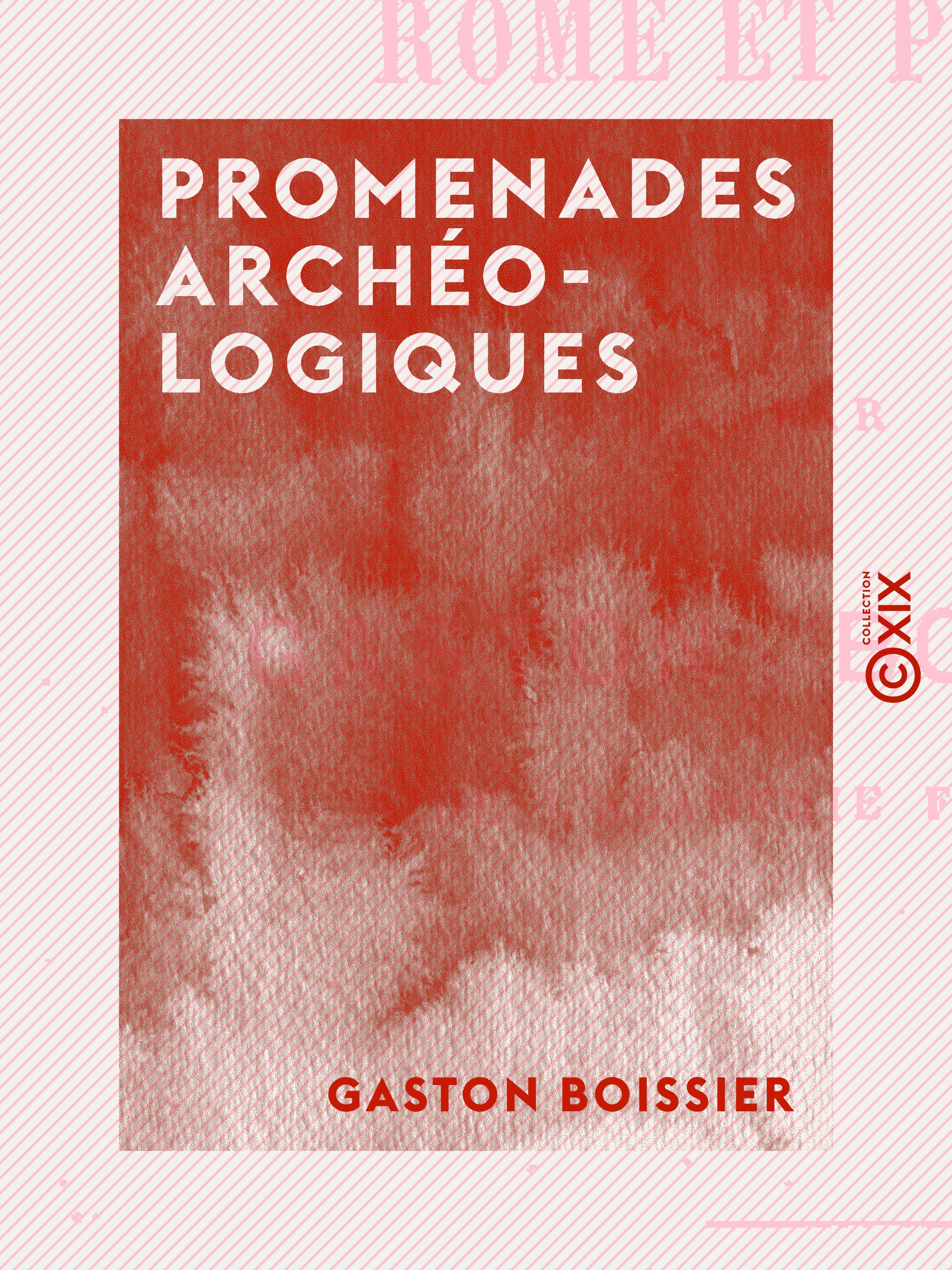 ebook cover of Promenades archéologiques, by Gaston Boissier